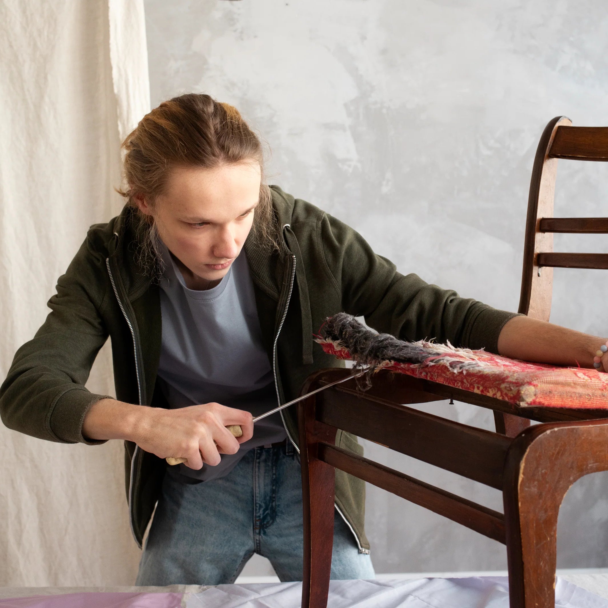 repair a broken back rest ergonomic chair