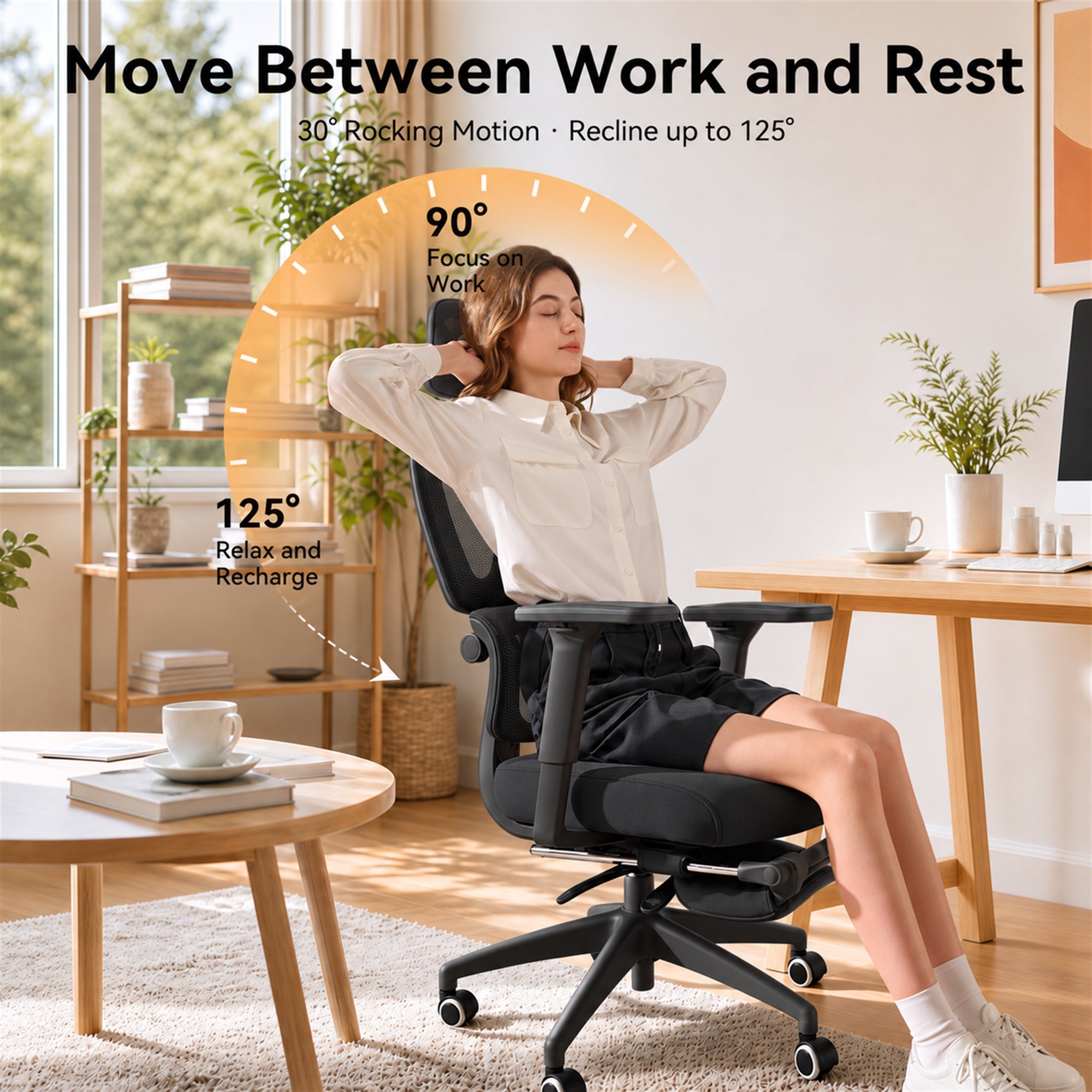 Silla de oficina ergonómica MUSSO E600 SE Relaxure