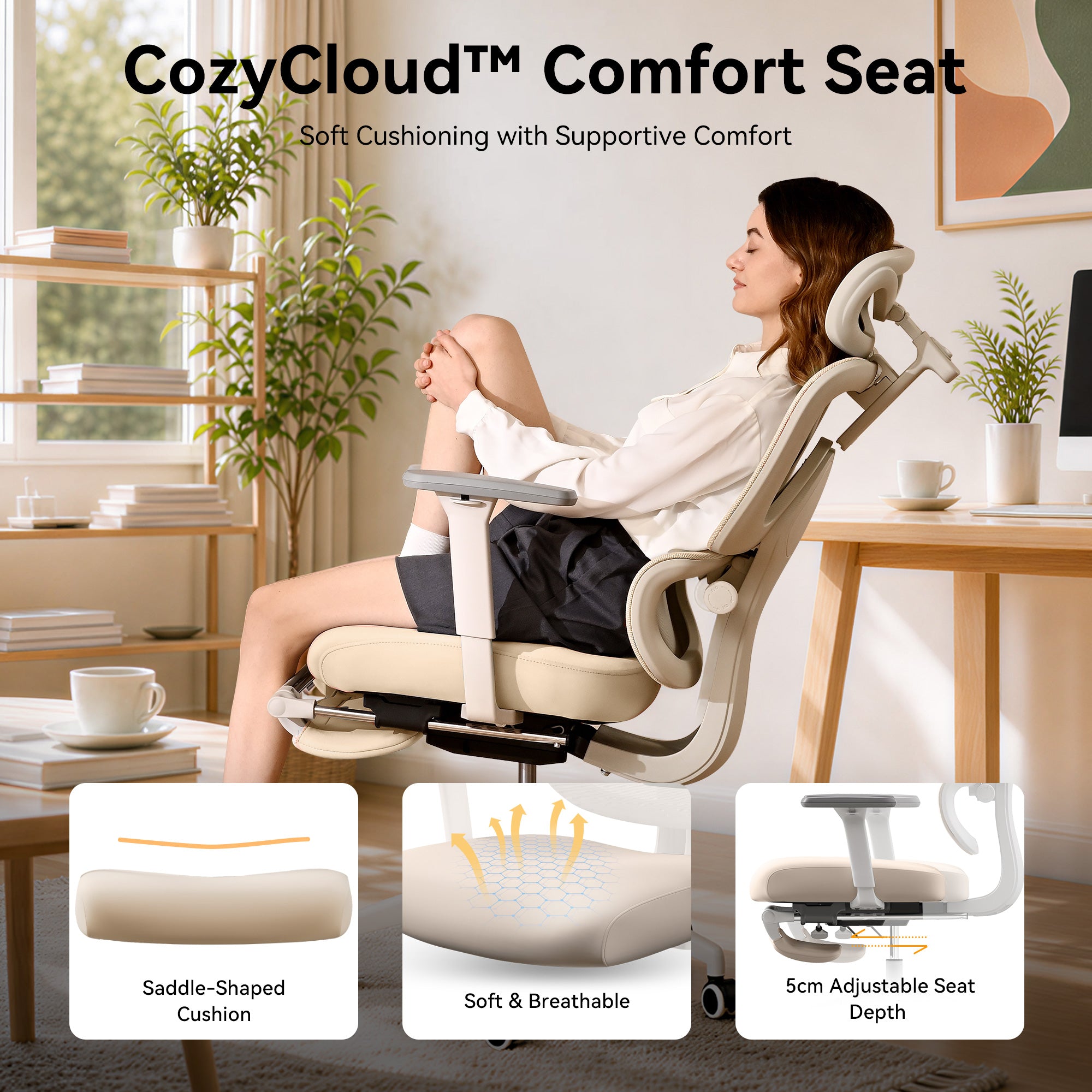 Silla de oficina ergonómica MUSSO E600 SE Relaxure