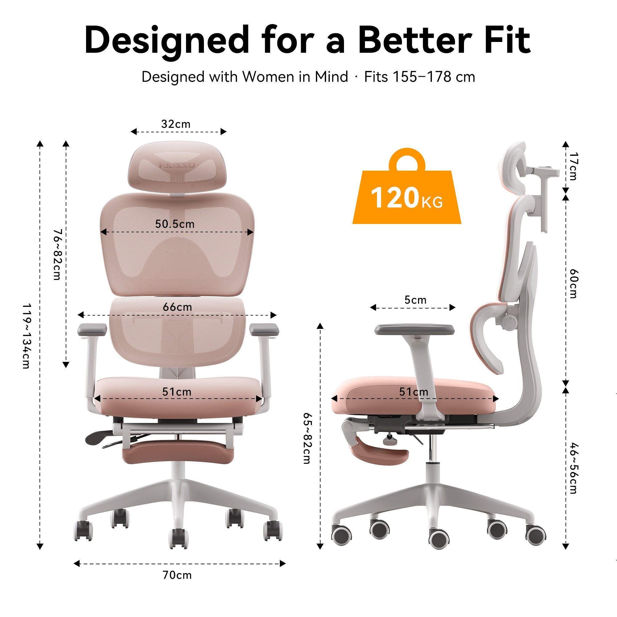 Silla de oficina ergonómica MUSSO E600 SE Relaxure