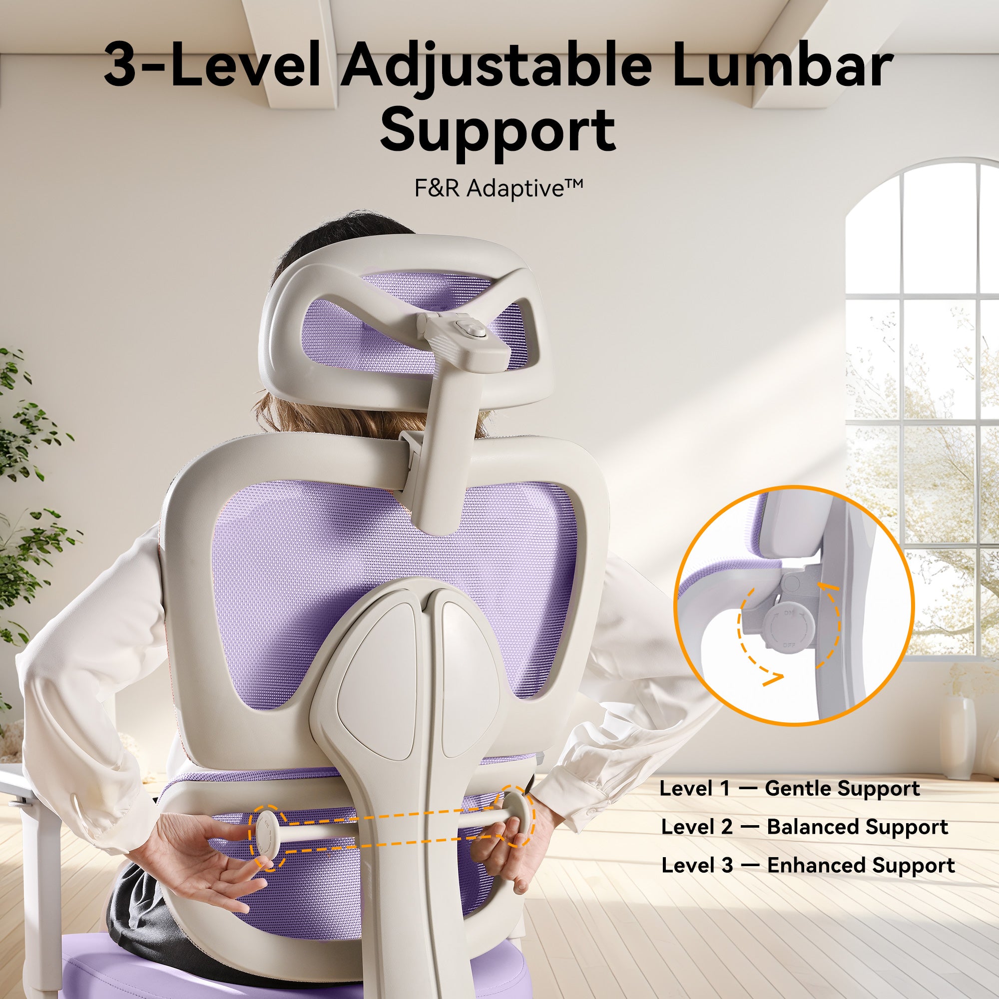 MUSSO E600 SE Relaxure Chaise de bureau ergonomique