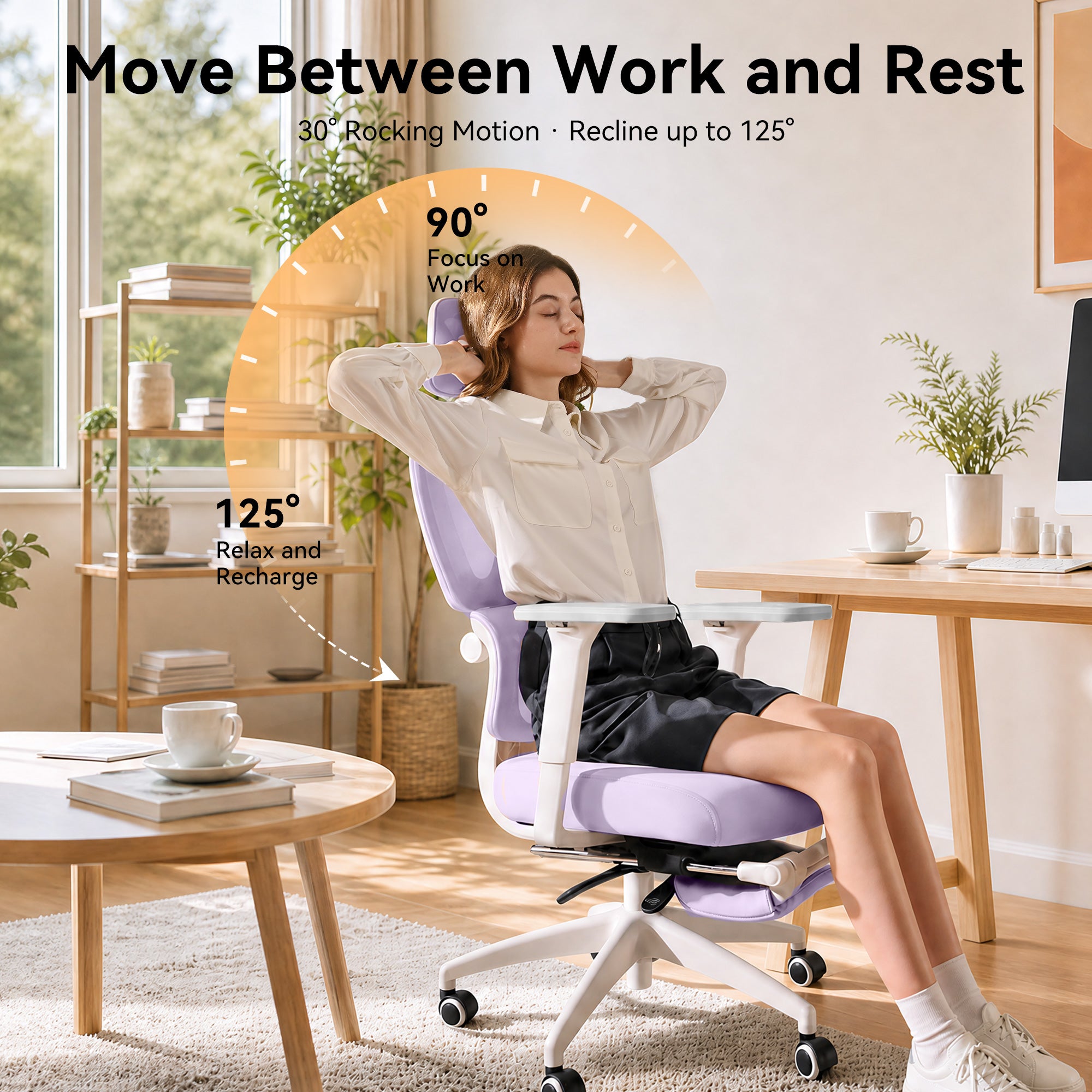 MUSSO E600 SE Relaxure Chaise de bureau ergonomique