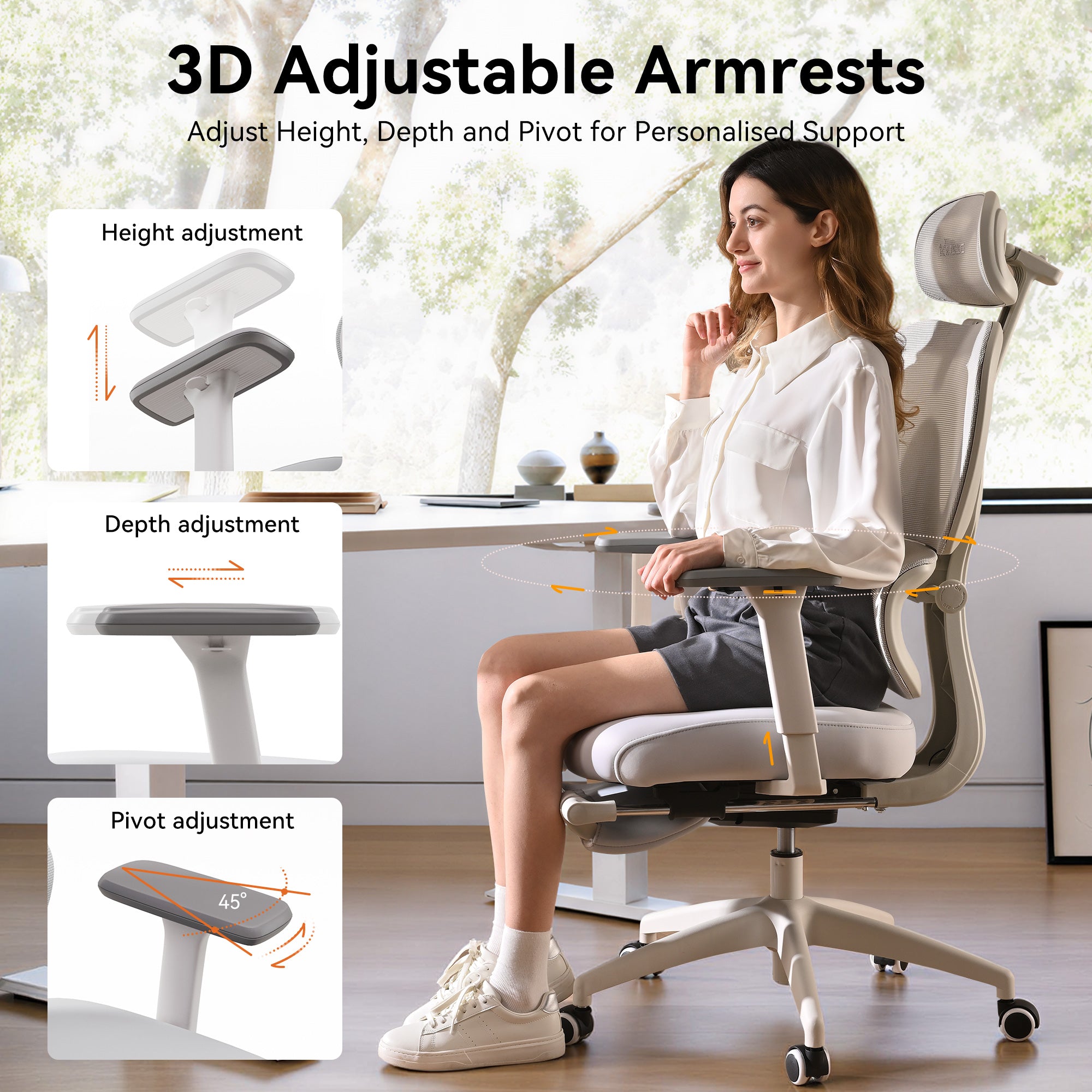 MUSSO E600 SE Relaxure Ergonomische Bureaustoel