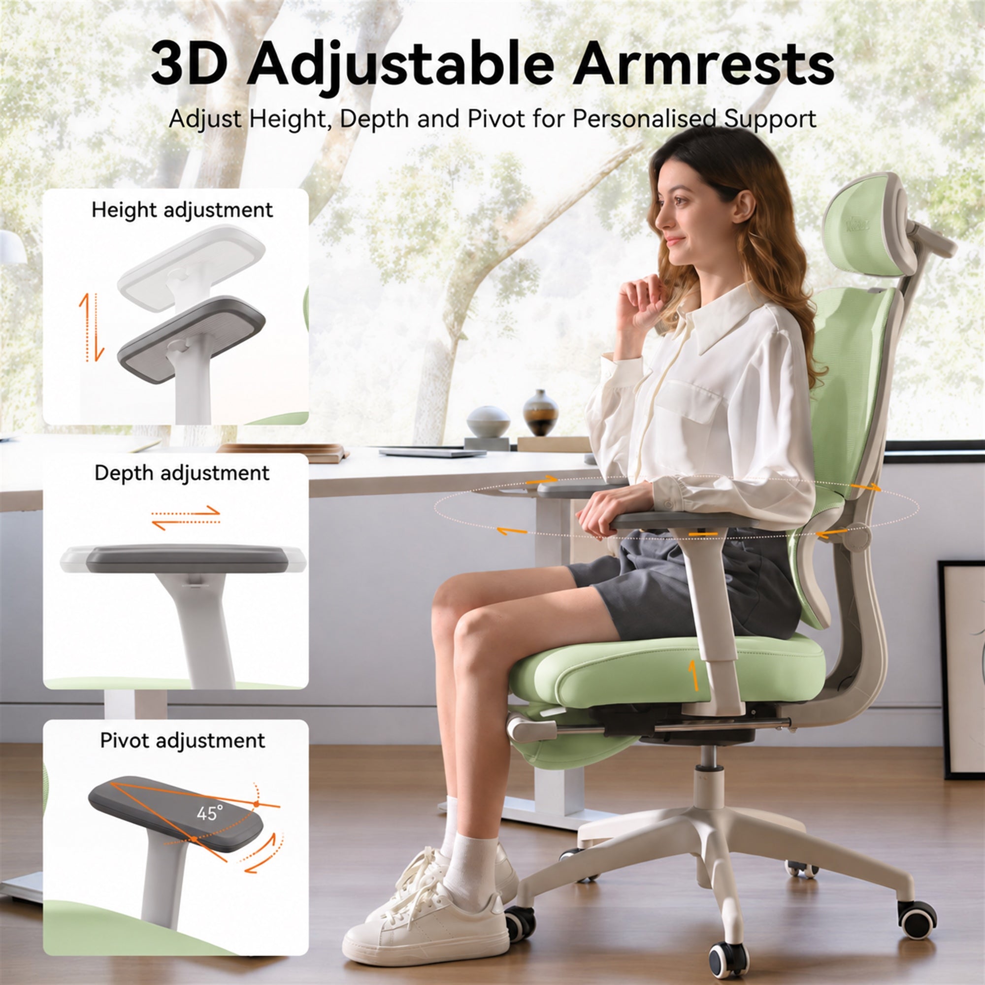 MUSSO E600 SE Relaxure Ergonomische Bureaustoel