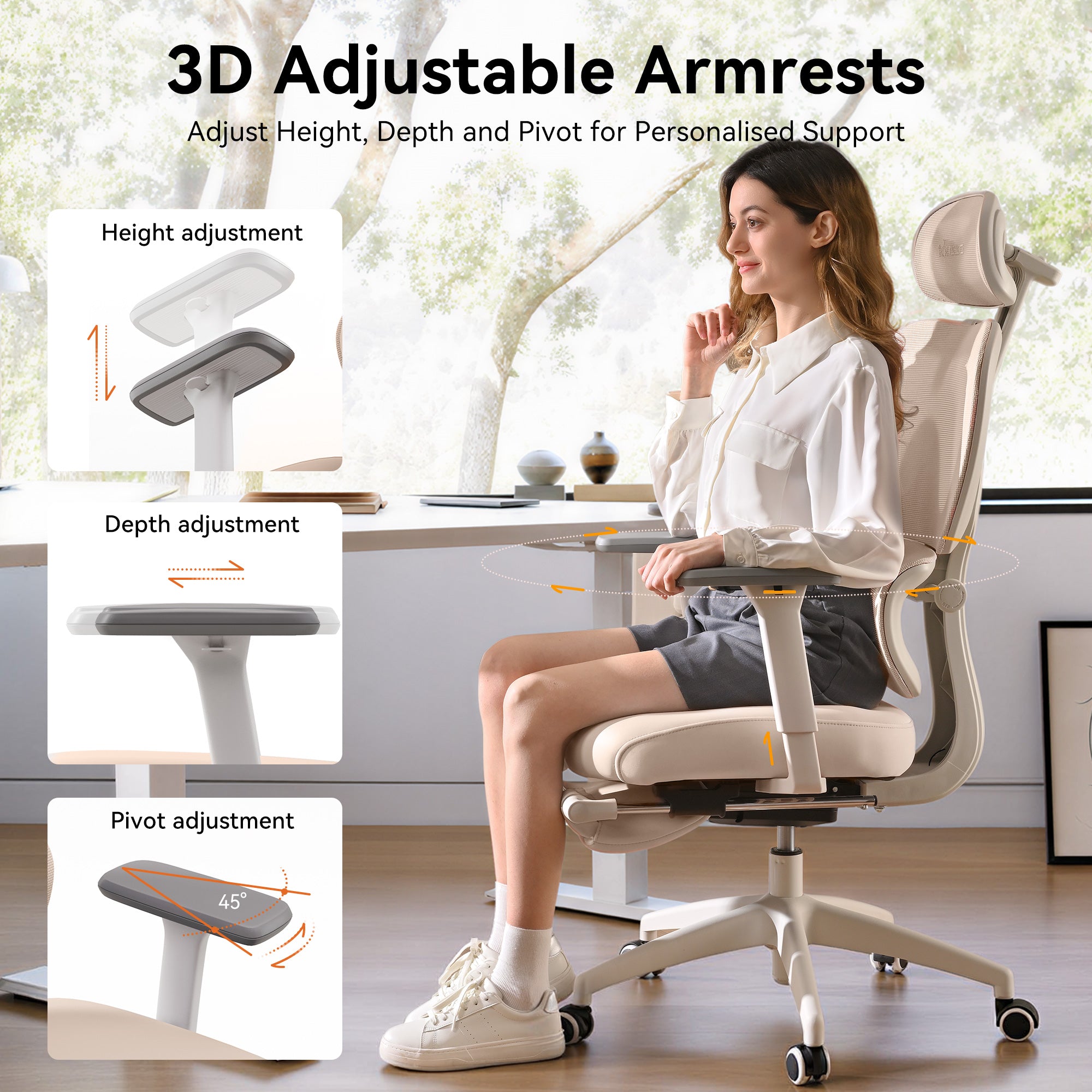 MUSSO E600 SE Relaxure Ergonomische Bureaustoel