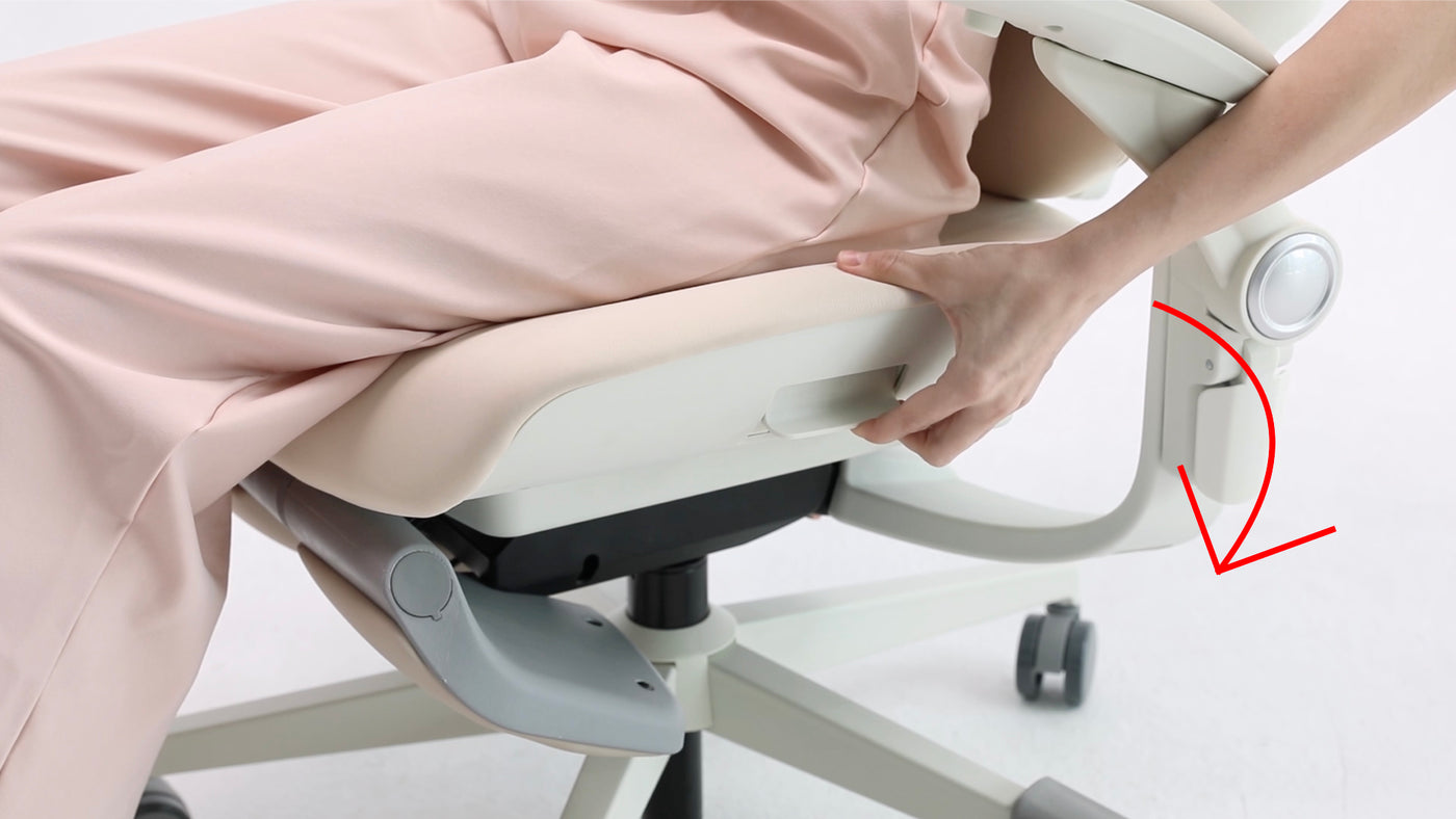Backrest recline adjustment demonstration
