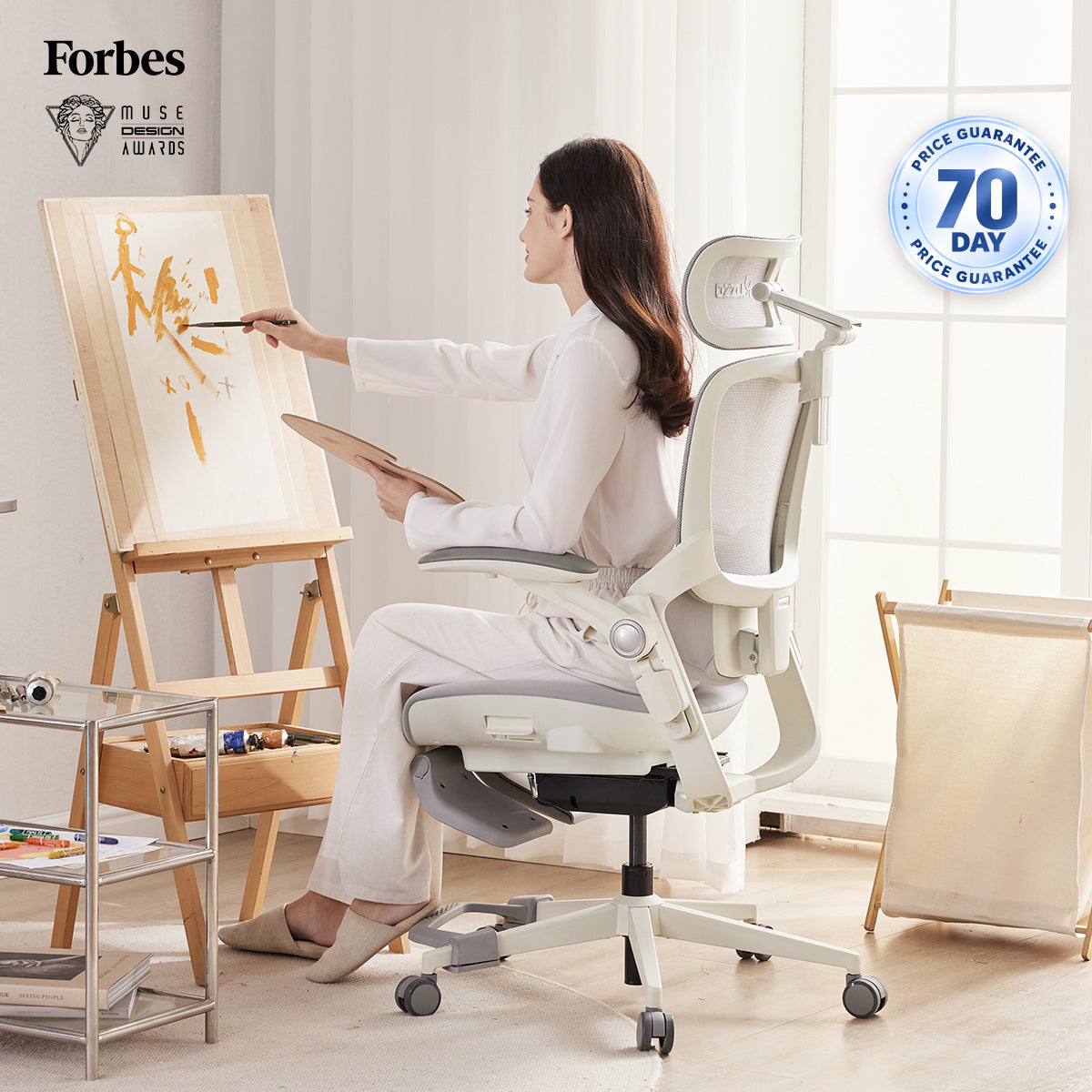 Musso E80 Muse FemmePostuur Ergonomische Bureaustoel