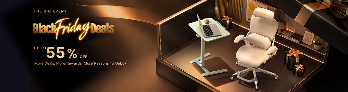 Mid-Year Sale. Up to 40 percent off ergonomic chairs and standing desks.